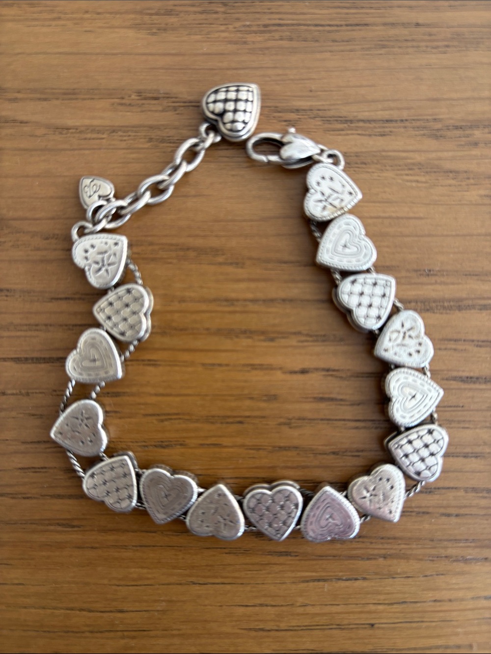 Brighton Silver Heart Charm Bracelet - Picture 3 of 3
